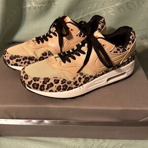 Nike Air Max Premium 1 Leopard Trainers